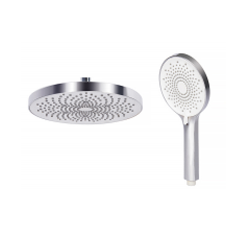 High pressure disassembly single function overhead shower