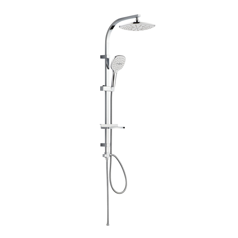 Bathroom high pressure pipe rod shower set