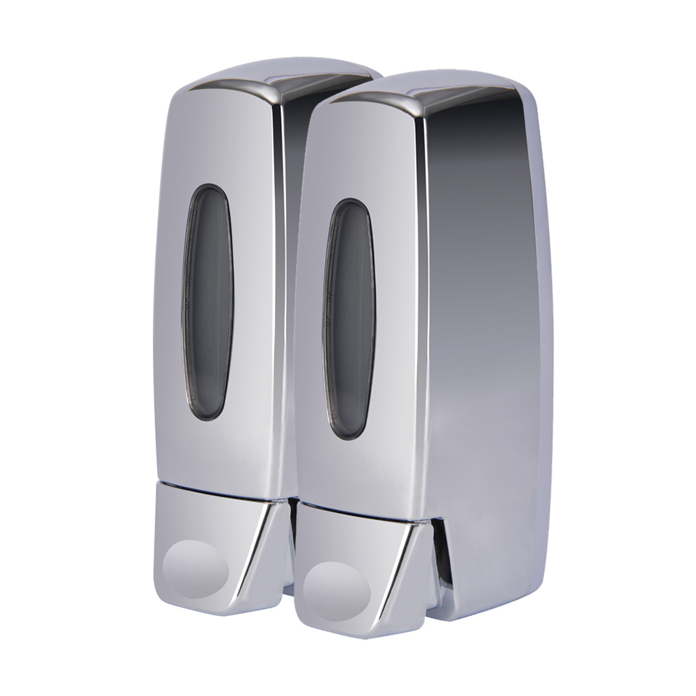 Double soap dispenser Chamber Water-resistant Wall Mount Soap 