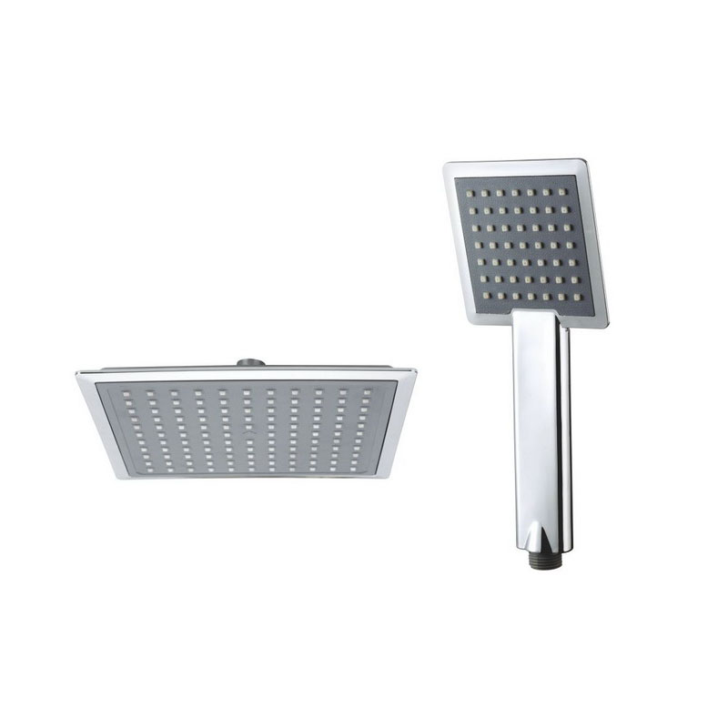 Square Watermark Shower Bathroom Overhead Shower Head