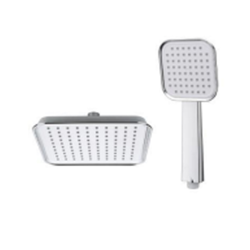 Modern style aluminum plated overhead shower