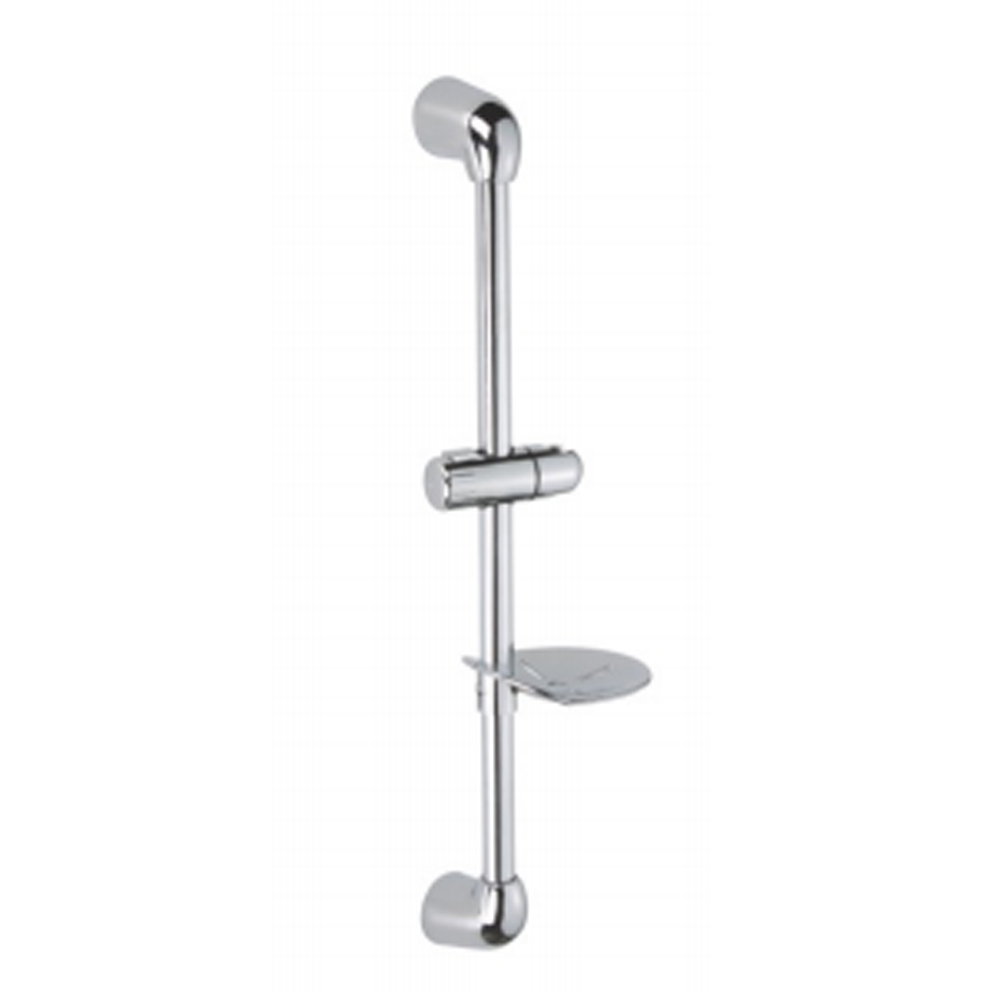 Single Pole Bathroom Shower with Modern Bracket