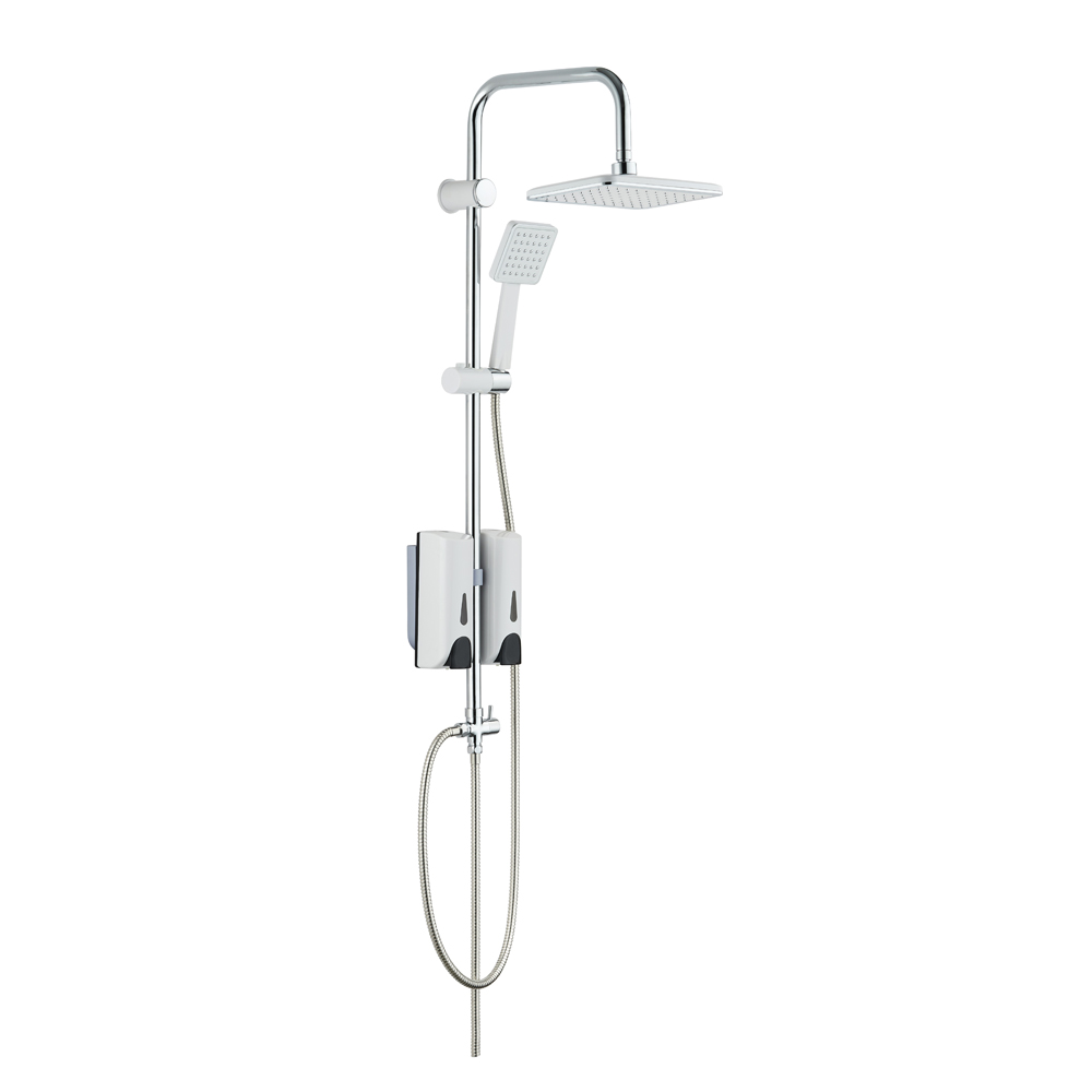 Wall mounted bathroom aluminum shower set