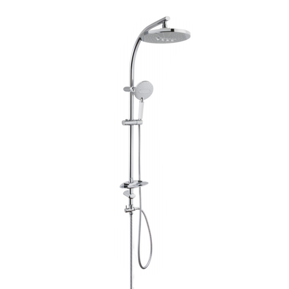 Classic multifunctional round single pole shower set