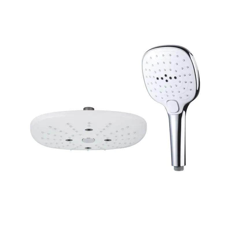 Mutifunctional square ABS plastic Overhead shower with switch