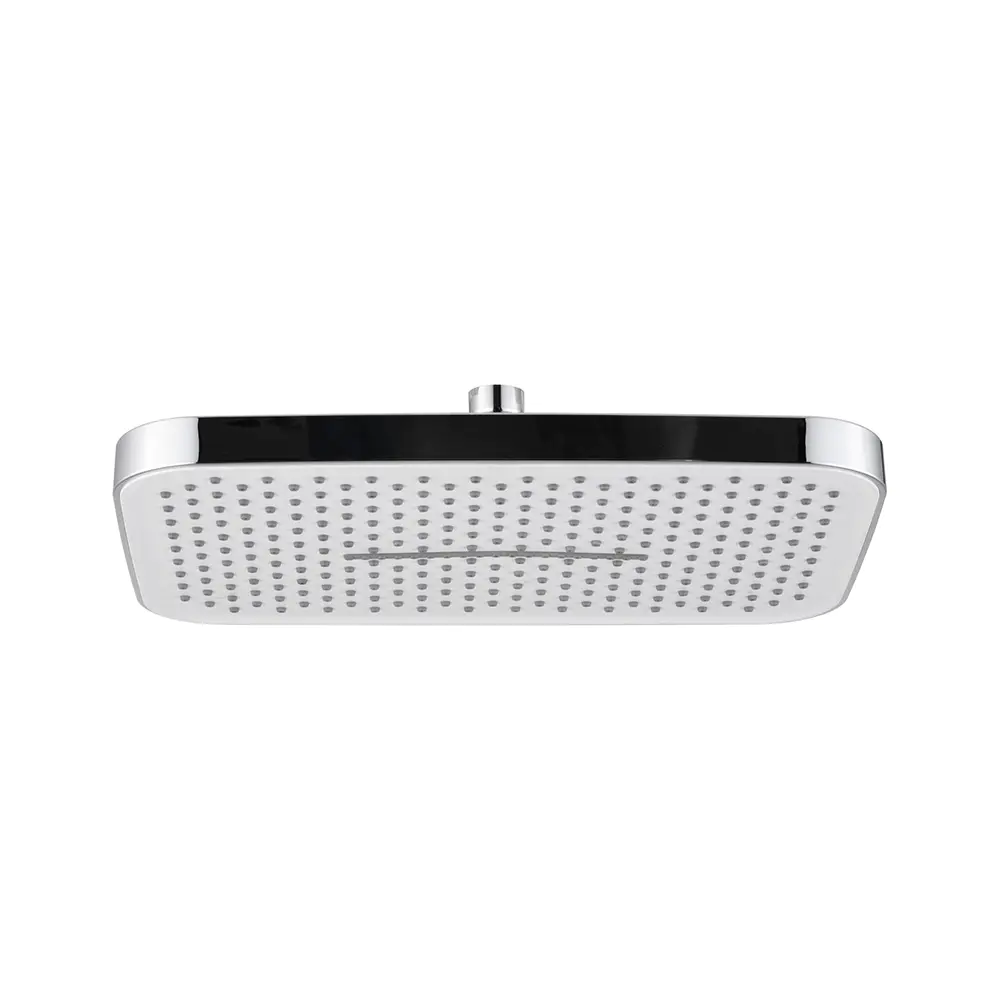 Rainfall Showerhead High Pressure Shower Spray with Anti-Clog Nozzles Advanced Luxury Modern Look