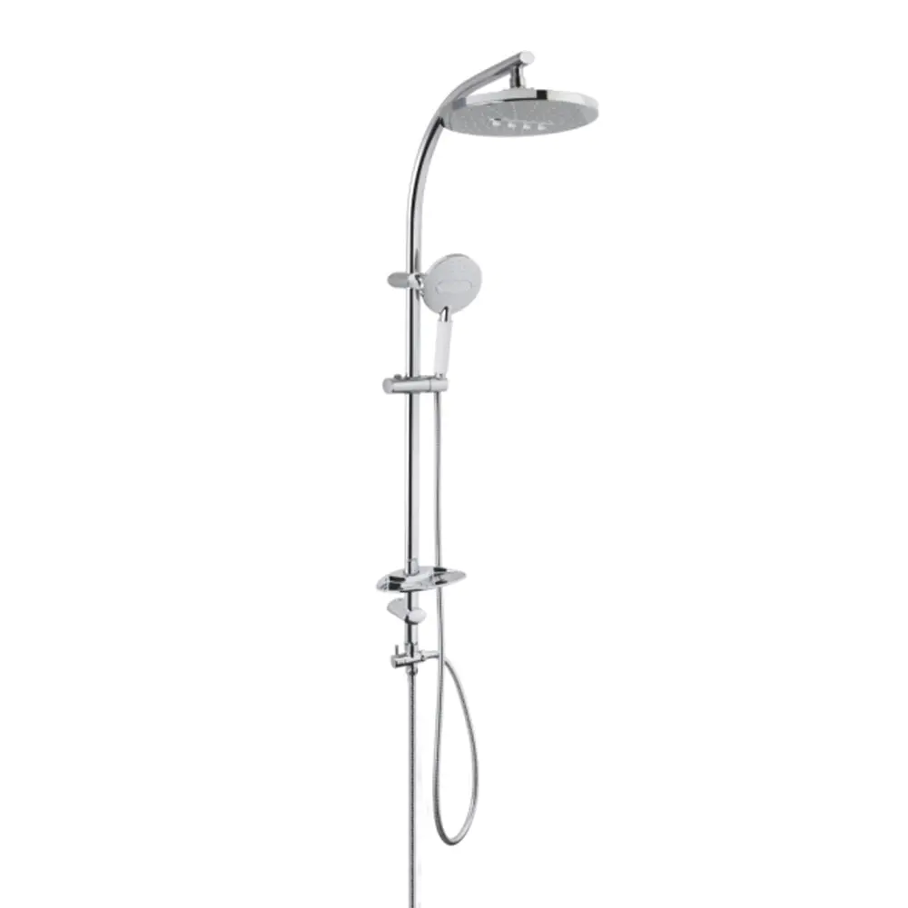 Classic multifunctional round single pole shower set