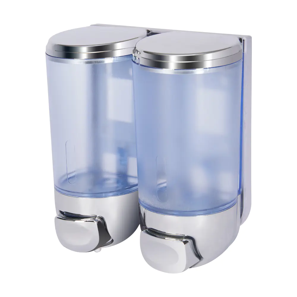 Cheap price Hotel Bathroom Wall Mounted Double Hand Liquid Soap Dispenser