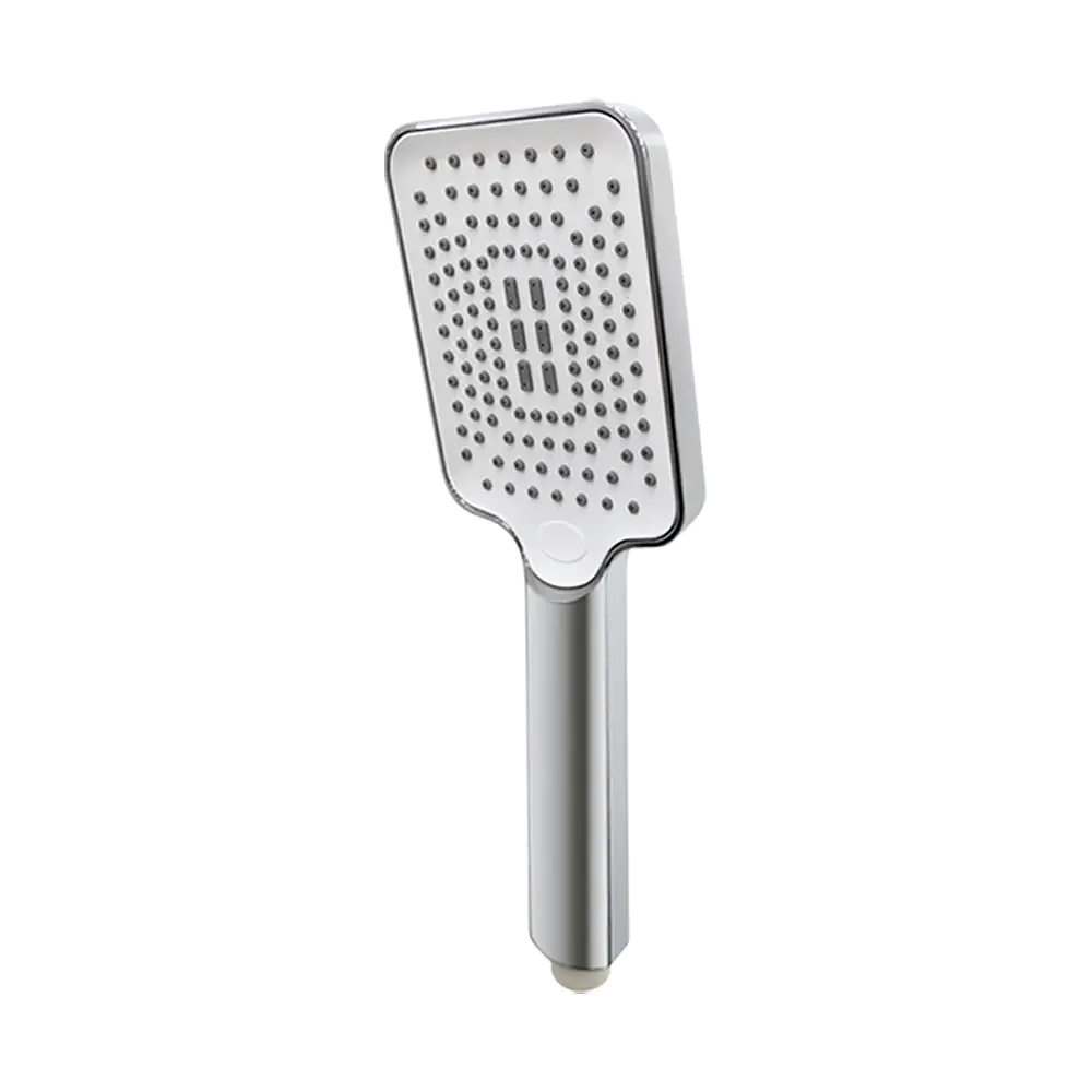 1 Function Chrome Black ABS Hand Held Shower Hand